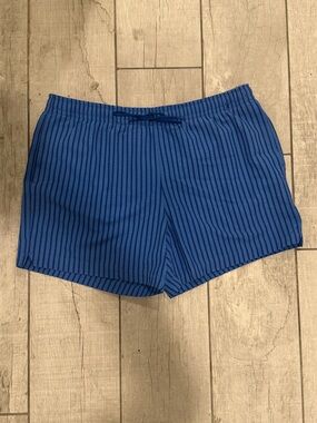 Abercrombie & Fitch Blue Striped Swimsuit